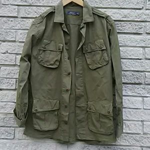 Polo ralph lauren mens safari shirt jacket sz m